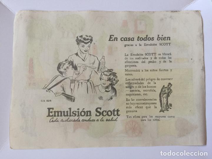 Coleccionismo recortables: RECORTABLE CASERIO EMULSION SCOTT. - Foto 2