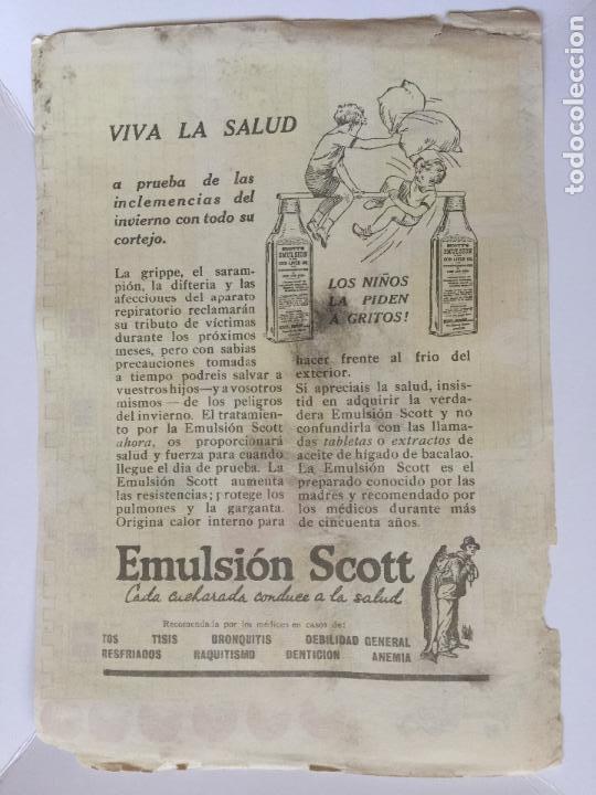 Coleccionismo recortables: RECORTABLE MURALLA EMULSION SCOTT. - Foto 2