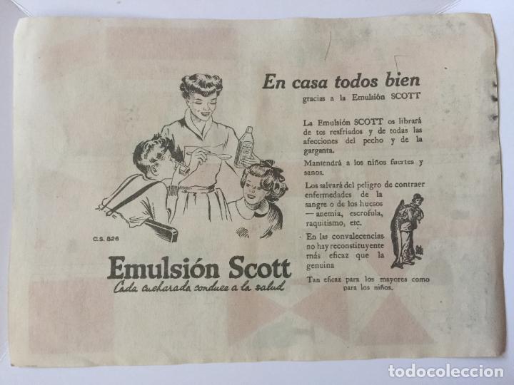 Coleccionismo recortables: RECORTABLE CASA EMULSION SCOTT. - Foto 2