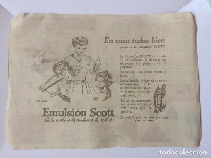 Coleccionismo recortables: RECORTABLE CASA. EMULSION SCOTT. - Foto 2
