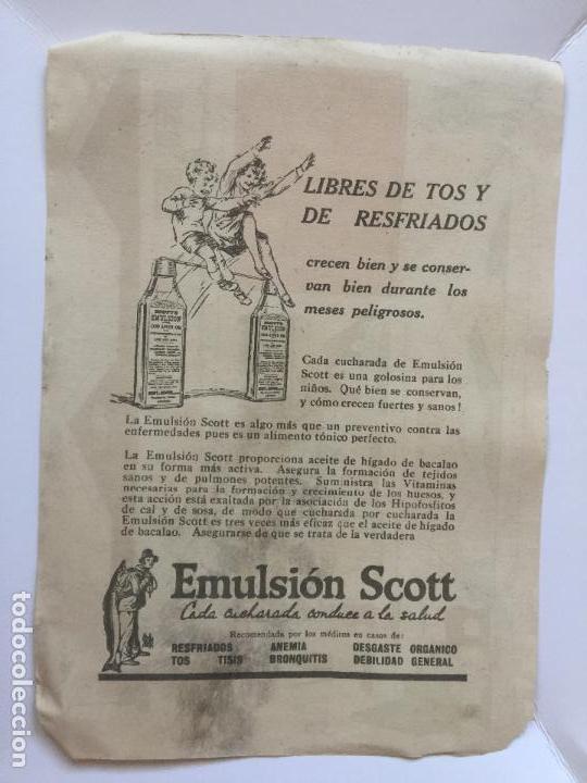 Coleccionismo recortables: RECORTABLE GRANJA. EMULSION SCOTT. - Foto 2
