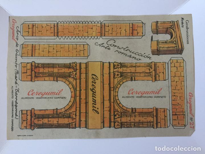 Coleccionismo recortables: RECORTABLE CEREGUMIL ARCO DEL TRIUNFO N&ordm; 27. - Foto 1