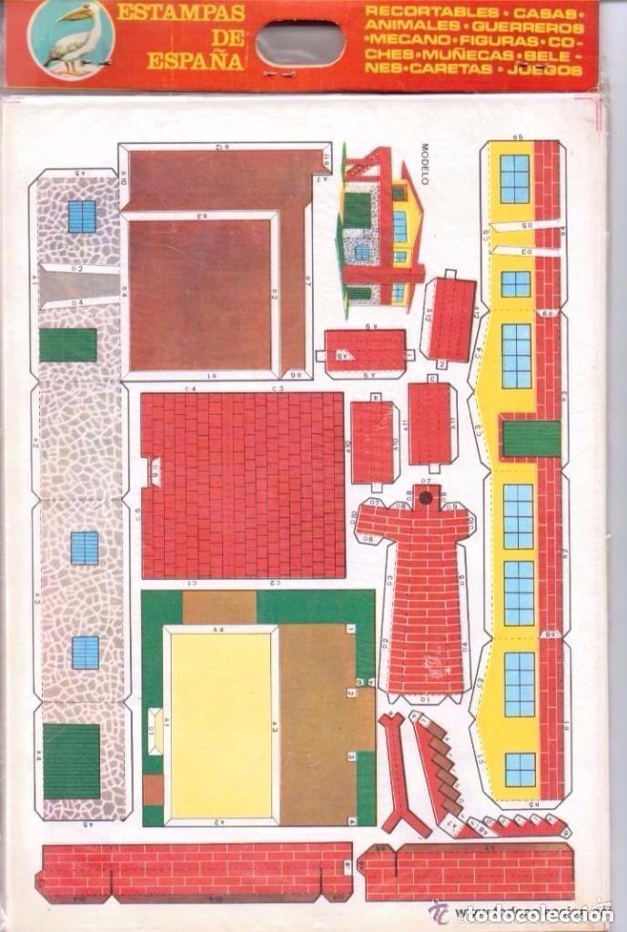 Coleccionismo recortables: Bolsa 50 recortables estampas de Espa&ntilde;a construcciones - Foto 1