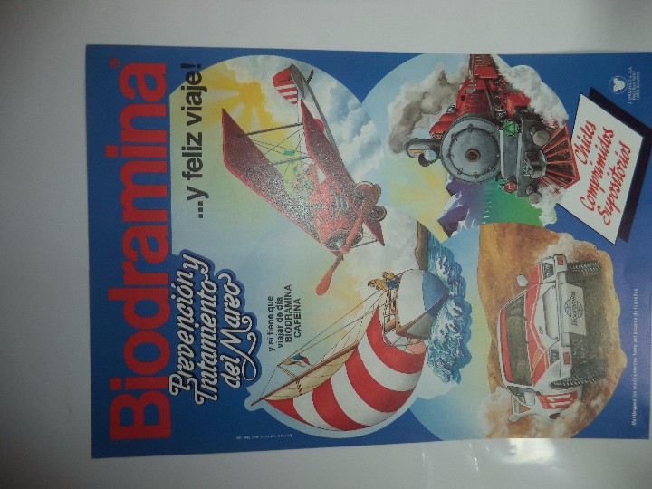 Coleccionismo recortables: RECORTABLE PROPAGANDA BIODRAMINA.AVION - Foto 2