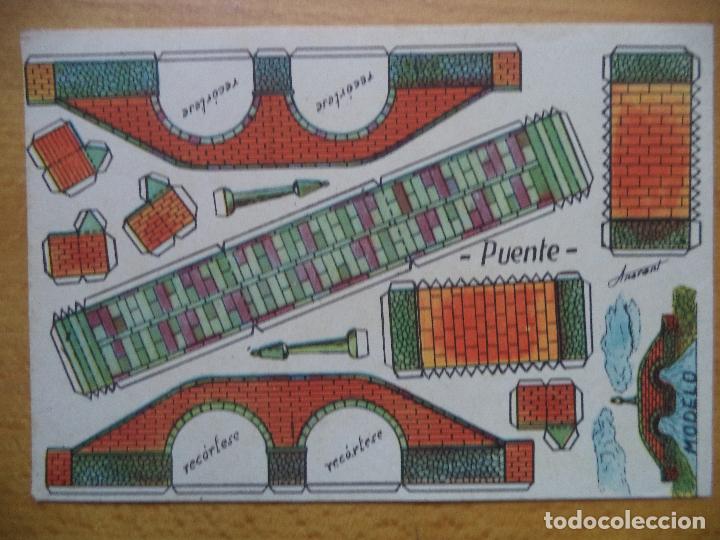 Coleccionismo recortables: RECORTABLE ANARANT.PUENTE - Foto 1