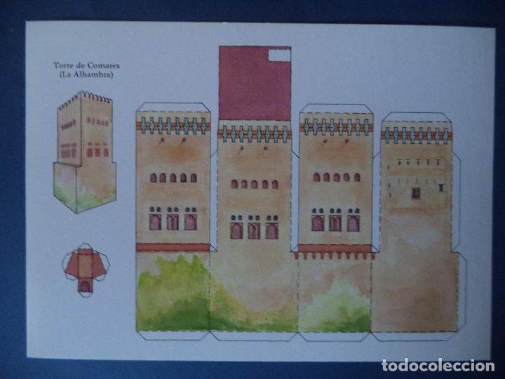 Coleccionismo recortables: POSTALES RECORTABLES.GRANADA - Foto 5