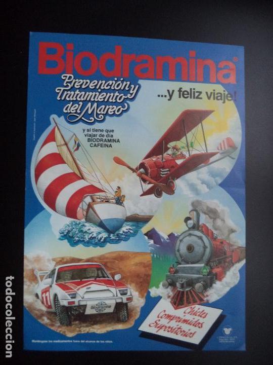 Coleccionismo recortables: RECORTABLE PROPAGANDA BIODRAMINA - Foto 2