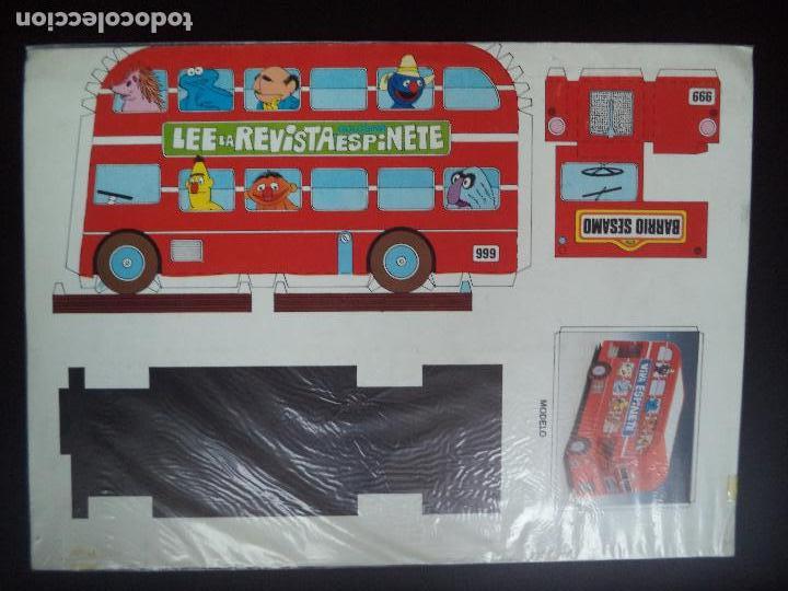 Coleccionismo recortables: BARRIO SESAMO,AUTOBUS - Foto 1