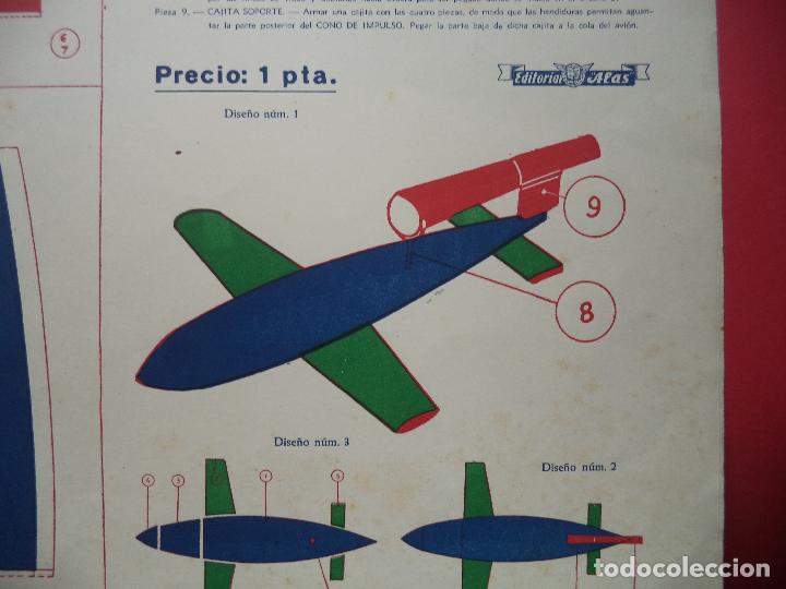Coleccionismo recortables: RECORTABLE EL AVION SIN PILOTO.V-I - Foto 1