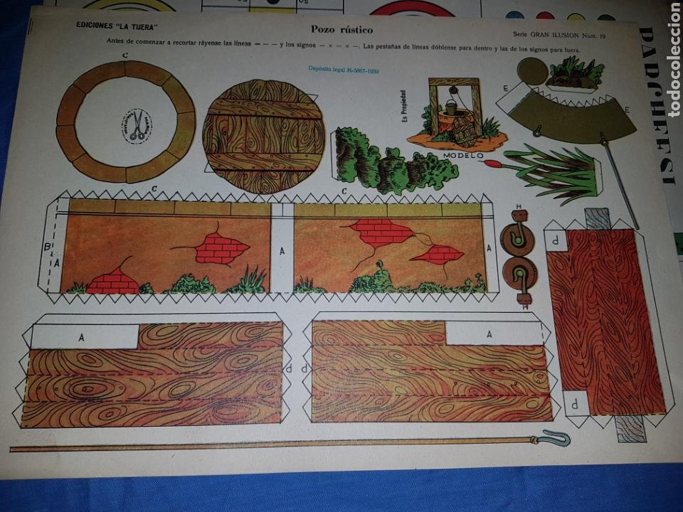 Coleccionismo recortables: Recortable la tijera Pozo Rustico. - Foto 1