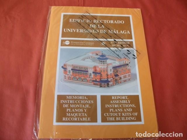 Coleccionismo recortables: MAQUETA RECORTABLE DEL ANTIGUO EDIFICIO DE CORREOS ACTUAL RECTORADO (M&Aacute;LAGA) - Foto 1