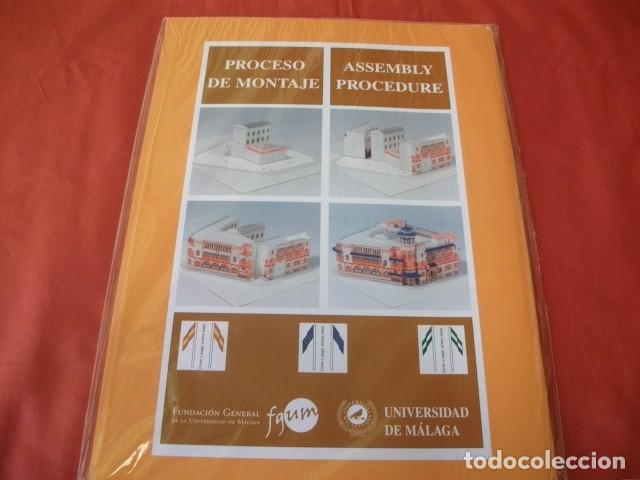 Coleccionismo recortables: MAQUETA RECORTABLE DEL ANTIGUO EDIFICIO DE CORREOS ACTUAL RECTORADO (M&Aacute;LAGA) - Foto 2