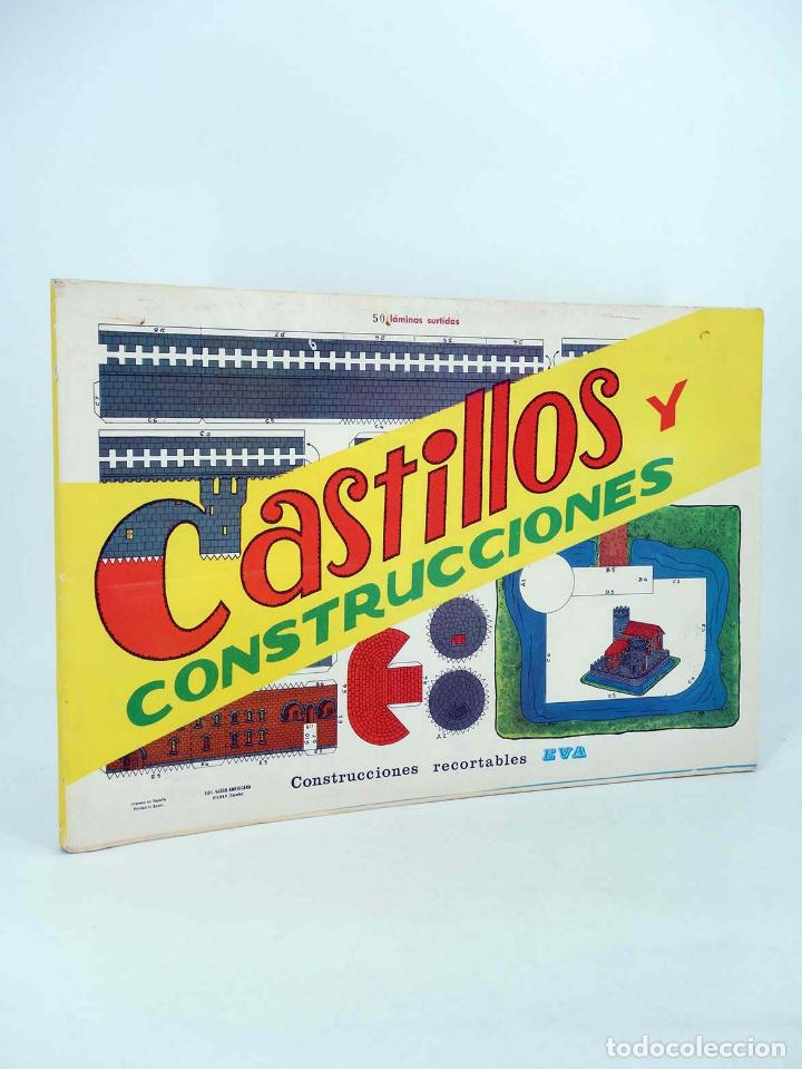 Coleccionismo Recortables: CASTILLOS Y CONSTRUCCIONES RECORTABLES EVA 2401 A 2410. LIBRO 50 PÁGS. 5 COLECCIONES 1971 (No Acredi - Foto 1 - 114897754