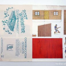 Coleccionismo Recortables: FORT WINCHESTER. CONSTRUCCION JUGUETE 12 HOJAS (NO ACREDITADO) ROLLÁN, 1960. OFRT. Lote 366175786