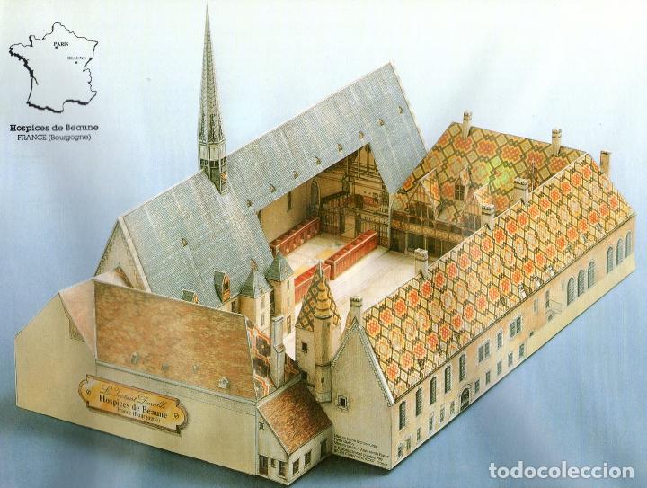 Coleccionismo recortables: RECORTABLE HOSPICIOS DE BEAUNE (FRANCIA). 1989 - Foto 1