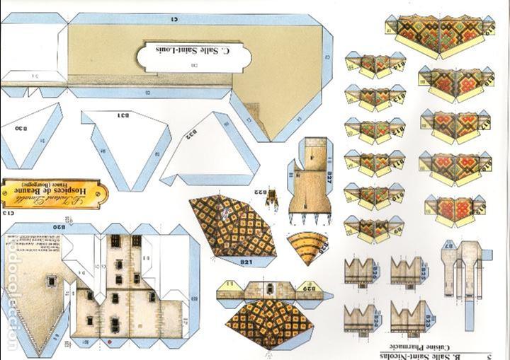 Coleccionismo recortables: RECORTABLE HOSPICIOS DE BEAUNE (FRANCIA). 1989 - Foto 2