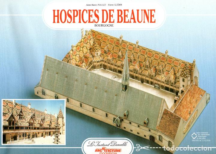 Coleccionismo recortables: RECORTABLE HOSPICIOS DE BEAUNE (FRANCIA). 1989 - Foto 3