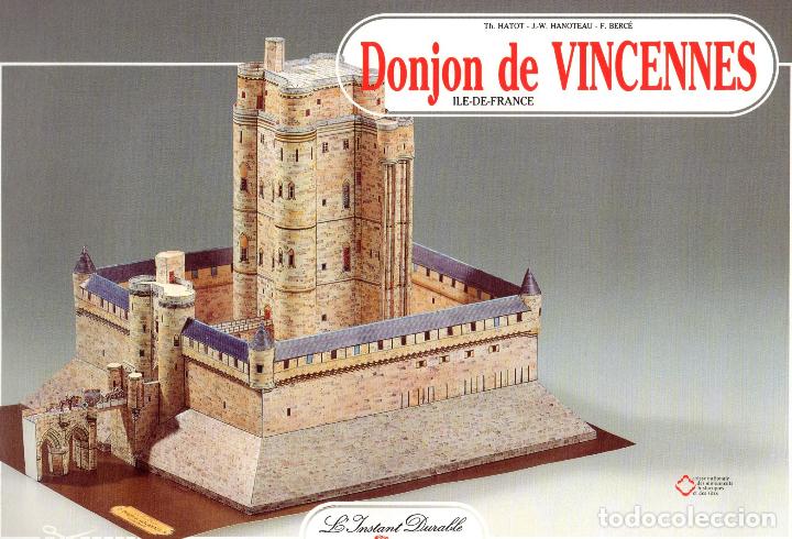 Coleccionismo recortables: RECORTABLE DONJON DE VINCENES (FRANCIA). 1992 - Foto 1