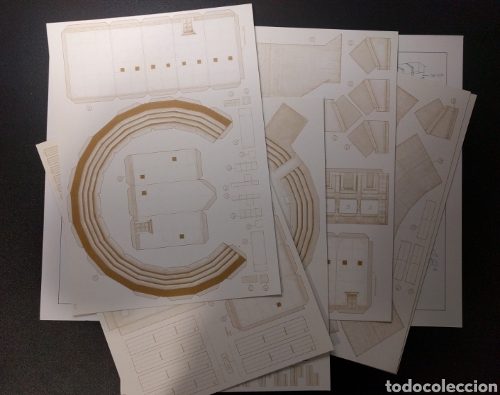 Coleccionismo recortables: Recortable Shakespeares Globe Theatre - Foto 2