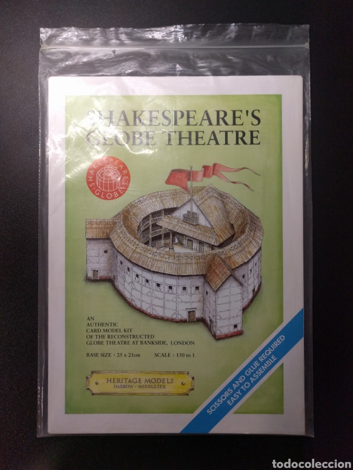 Coleccionismo recortables: Recortable Shakespeares Globe Theatre - Foto 5