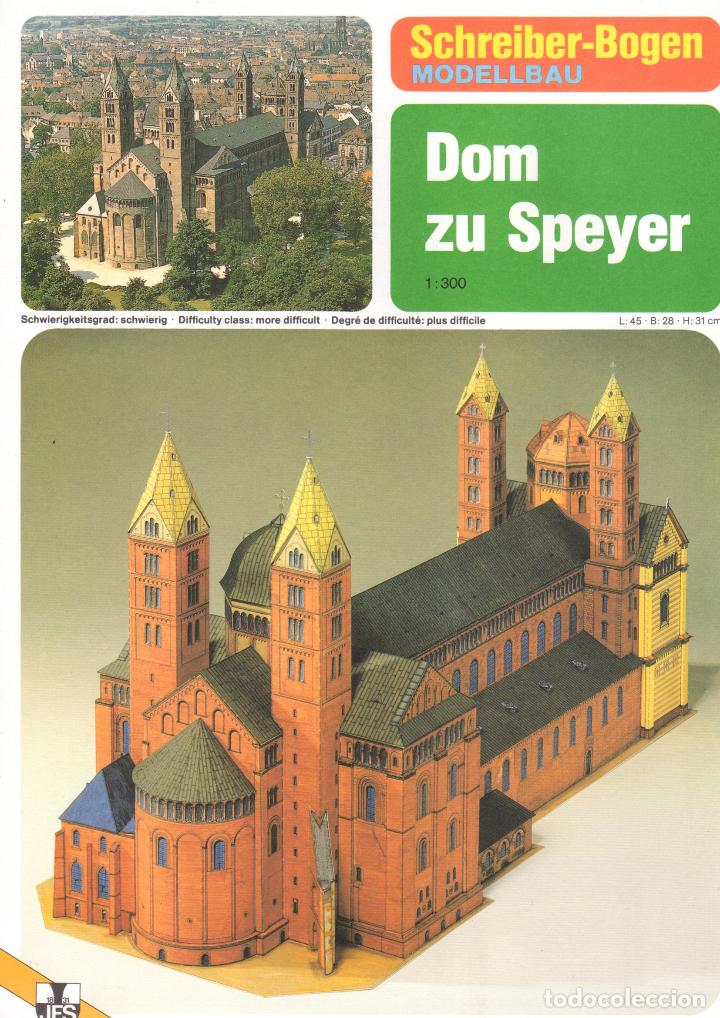 Coleccionismo recortables: RECORTABLE CATEDRAL DE SPEYER  . ALEMANIA - Foto 3
