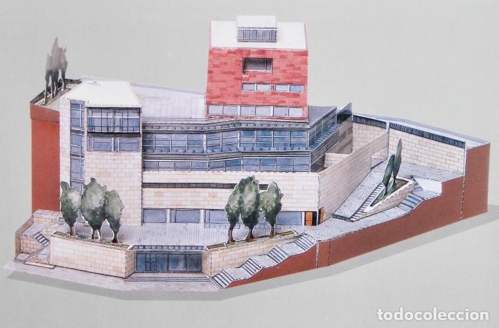 Coleccionismo recortables: RECORTABLE EDIFICIO DEL COLEGIO DE ARQUITECTOS DE LERIDA. 1996 - Foto 1