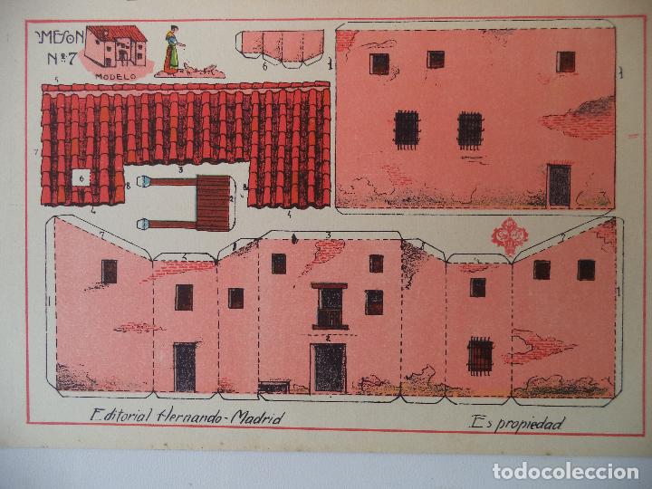 Coleccionismo recortables: RECORTABLES HERNANDO.N&ordm; 7 MESON - Foto 1