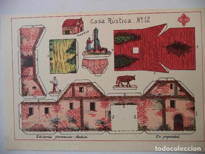 Coleccionismo recortables: RECORTABLES HERNANDO.N&ordm; 12.CASA RUSTICA - Foto 1