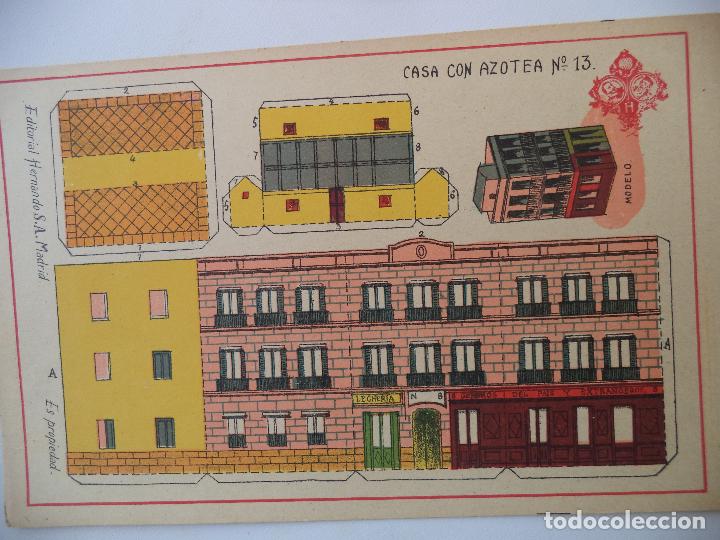 Coleccionismo recortables: RECORTABLES HERNANDO N&ordm; 13 CASA CON AZOTEA - Foto 1