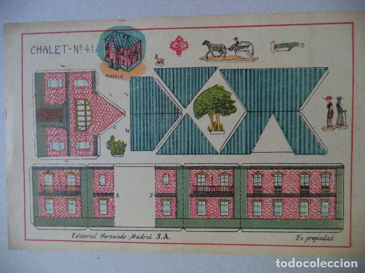 Coleccionismo recortables: RECORTABLES HERNANDO CHALET N&ordm; 41 - Foto 1