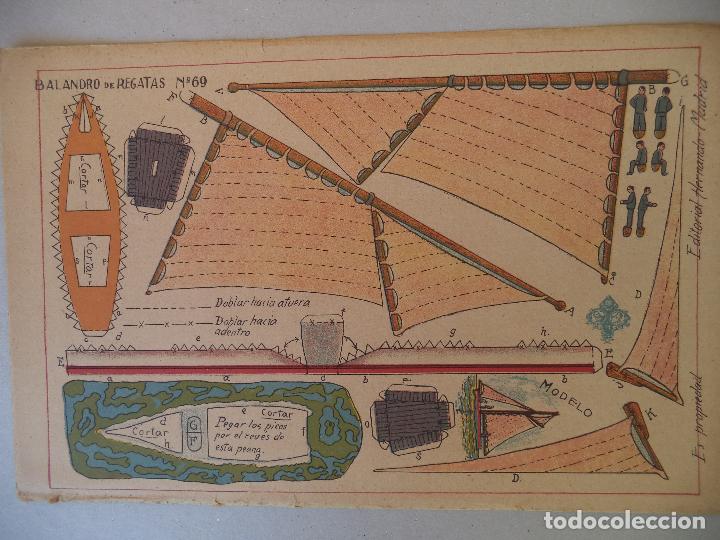Coleccionismo recortables: HERNANDO BALANDRO DE REGATAS N&ordm; 69 - Foto 2