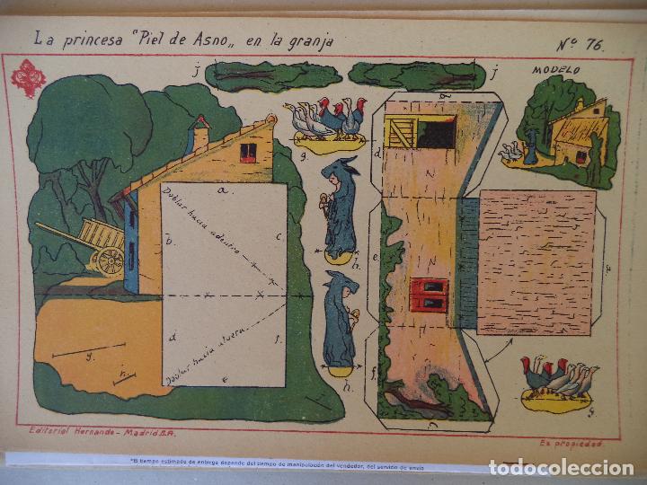 Coleccionismo recortables: HERNANDO LA PRINCESA  PIEL DE ASNO,EN LA GRANJA N&ordm; 76 - Foto 2
