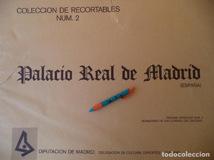 Coleccionismo recortables: RECORTABLE PALACIO REAL DE MADRID PERFECTO ESTADO - Foto 1