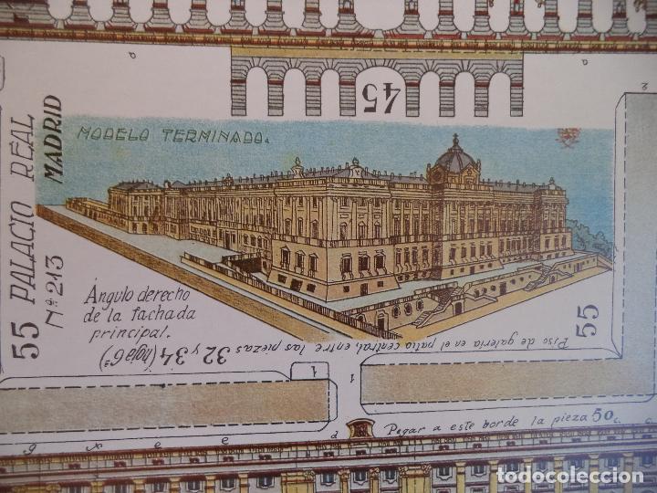 Coleccionismo recortables: RECORTABLE PALACIO REAL DE MADRID PERFECTO ESTADO - Foto 5