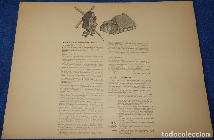 Coleccionismo recortables: Recortable - Molino de Viento - Editorial Roll&aacute;n (1972) - Foto 2