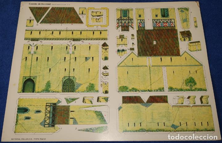 Coleccionismo recortables: Recortable - Castillo de Hornfeld - Editorial Roll&aacute;n (1972) - Foto 1