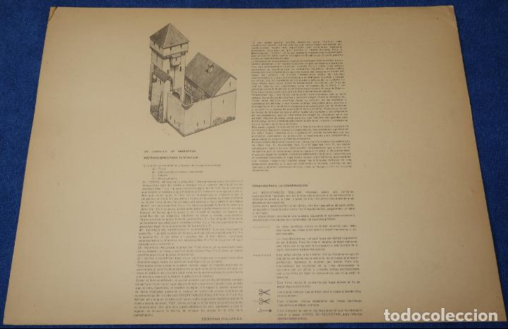 Coleccionismo recortables: Recortable - Castillo de Hornfeld - Editorial Roll&aacute;n (1972) - Foto 2