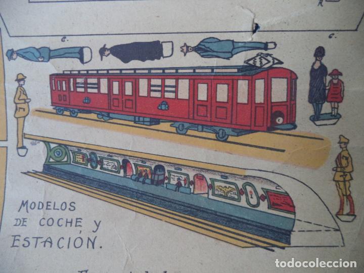 Coleccionismo recortables: HERNANDO.N&ordm; 207.ESTACION-METRO MADRID RECORTABLE CENTENARIO - Foto 3
