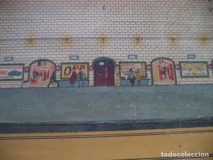 Coleccionismo recortables: HERNANDO.N&ordm; 207.ESTACION-METRO MADRID RECORTABLE CENTENARIO - Foto 4