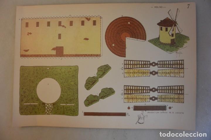 Coleccionismo recortables: HOJA RECORTABLE MOLINO N&ordm; 7 EDICIONES ZULIA - Foto 1