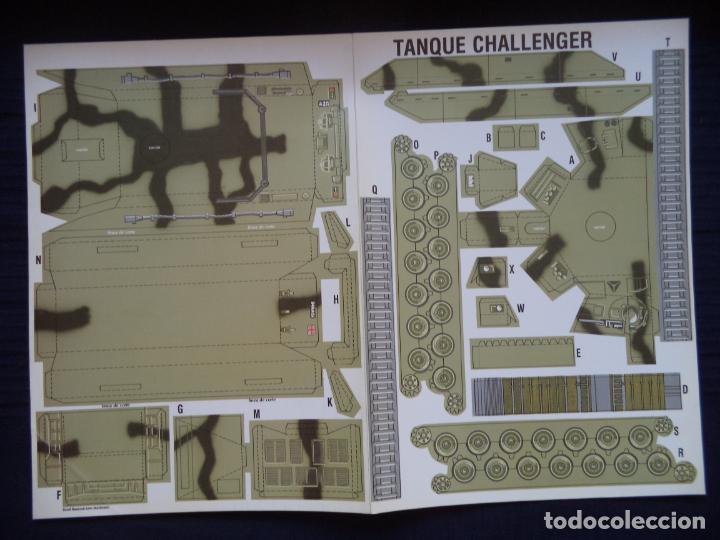 Coleccionismo recortables: TANQUE CHALLENGER 4 PAGINAS +INSTRUCCIONES - Foto 1
