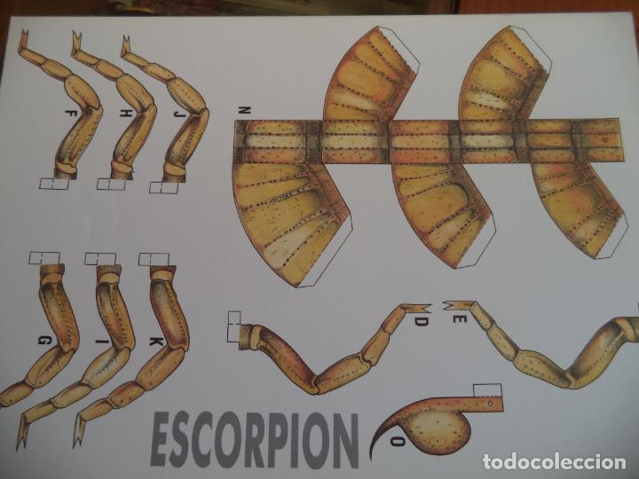 Coleccionismo recortables: ESCORPION 4 PAGINAS    29X20,5 CM - Foto 1