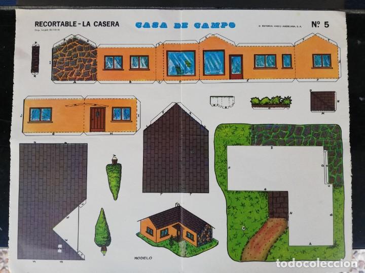 Coleccionismo recortables: Recortable LA CASERA Casa de campo n 5 - Foto 1