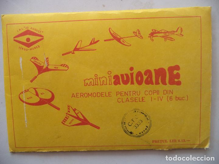 Coleccionismo recortables: SOBRE CON 6 MODELOS PAR HACER PLANEADORES - Foto 1