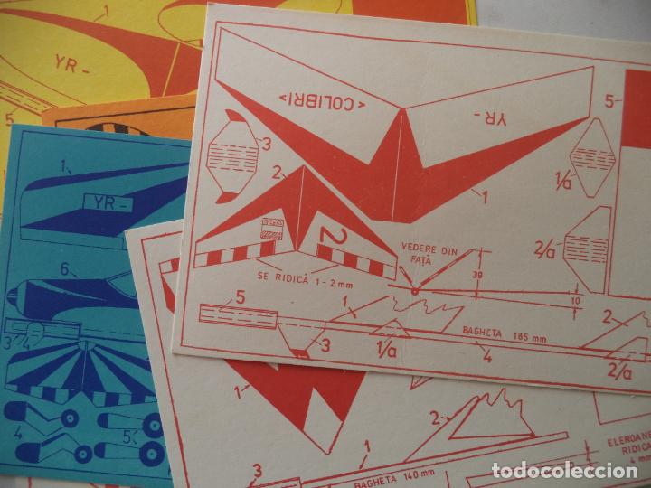 Coleccionismo recortables: SOBRE CON 6 MODELOS PAR HACER PLANEADORES - Foto 2