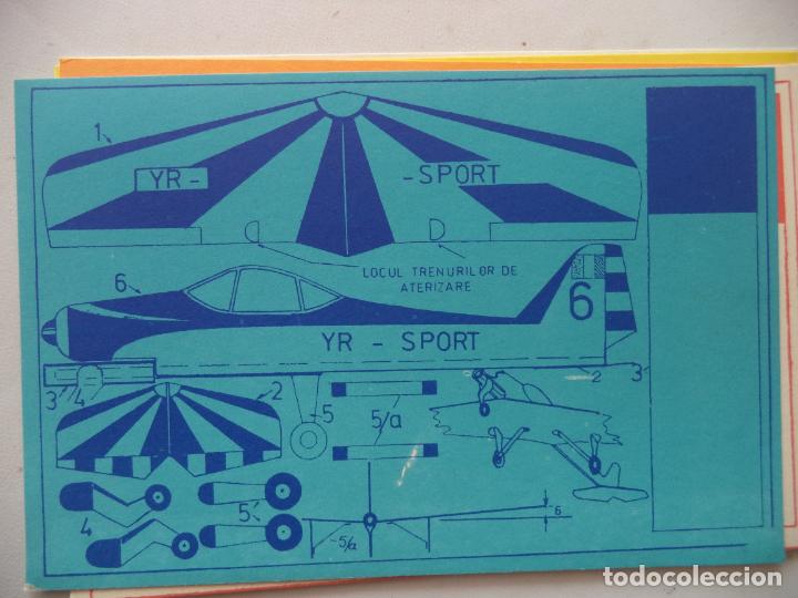 Coleccionismo recortables: SOBRE CON 6 MODELOS PAR HACER PLANEADORES - Foto 3