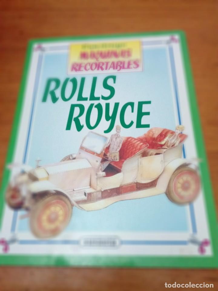 Coleccionismo recortables: CONSTRUYE M&Aacute;QUINAS RECORTABLES ROLLS ROYCE. EST22B1 - Foto 1