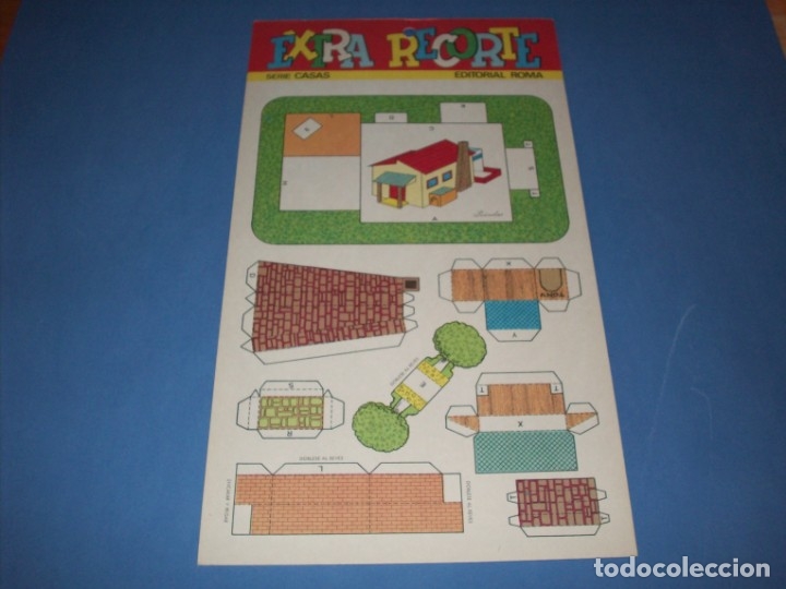 Coleccionismo recortables: extra recortable serie casas editorial roma - Foto 1