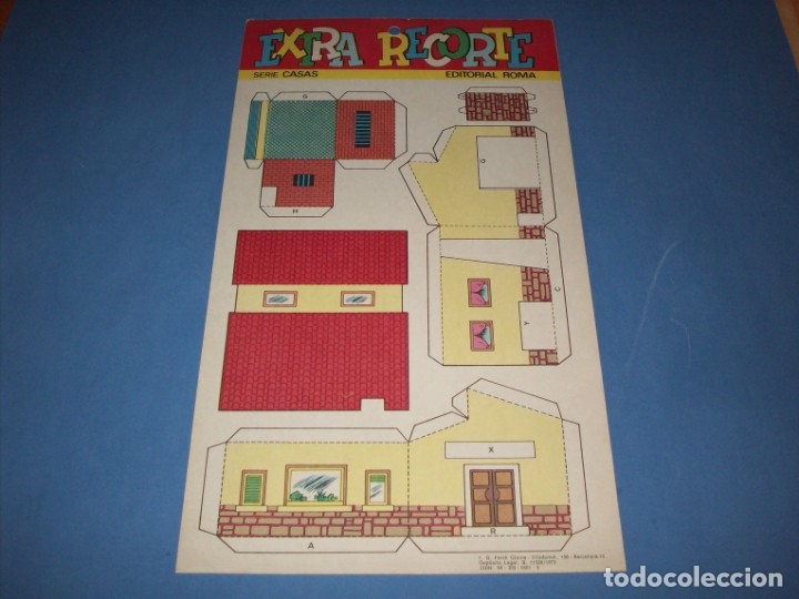 Coleccionismo recortables: extra recortable serie casas editorial roma - Foto 2