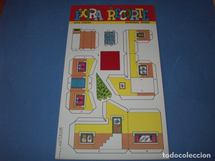Coleccionismo recortables: extra recortable serie casas editorial roma - Foto 2